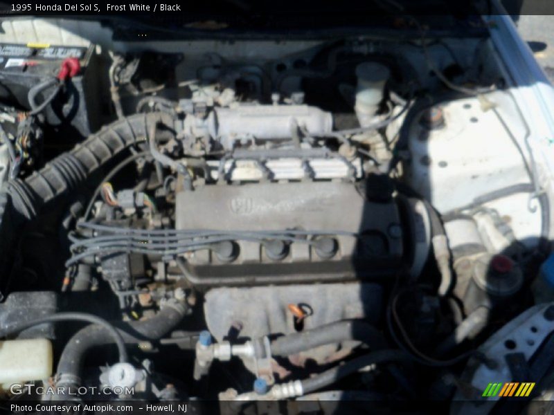 Frost White / Black 1995 Honda Del Sol S