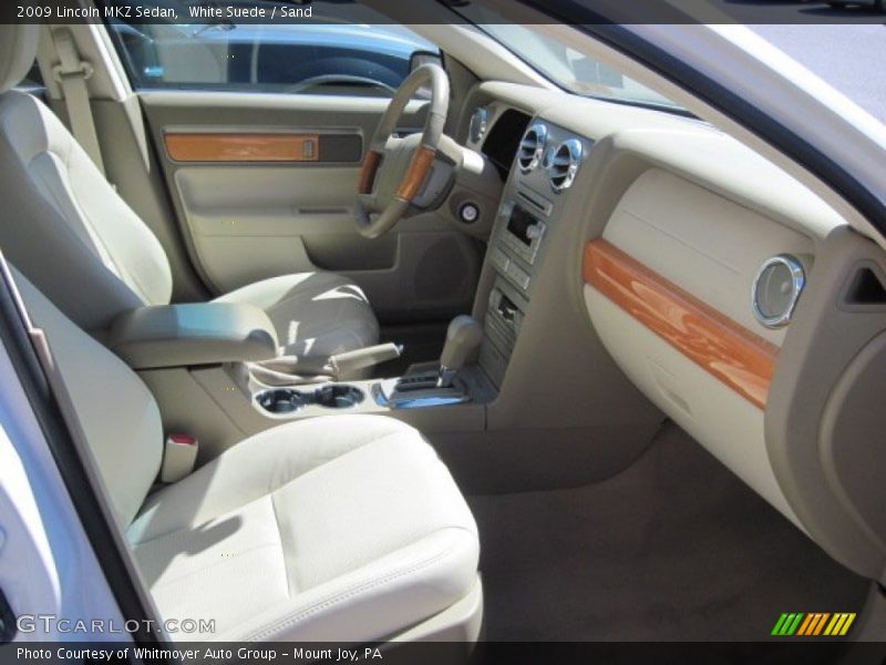 White Suede / Sand 2009 Lincoln MKZ Sedan