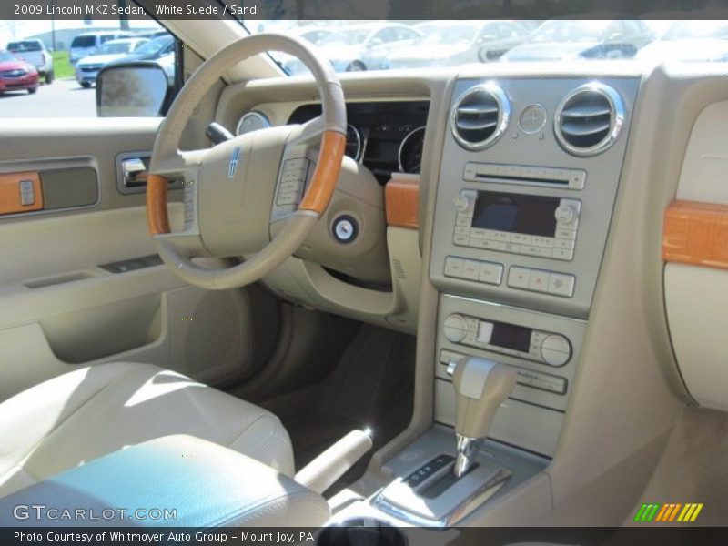 White Suede / Sand 2009 Lincoln MKZ Sedan