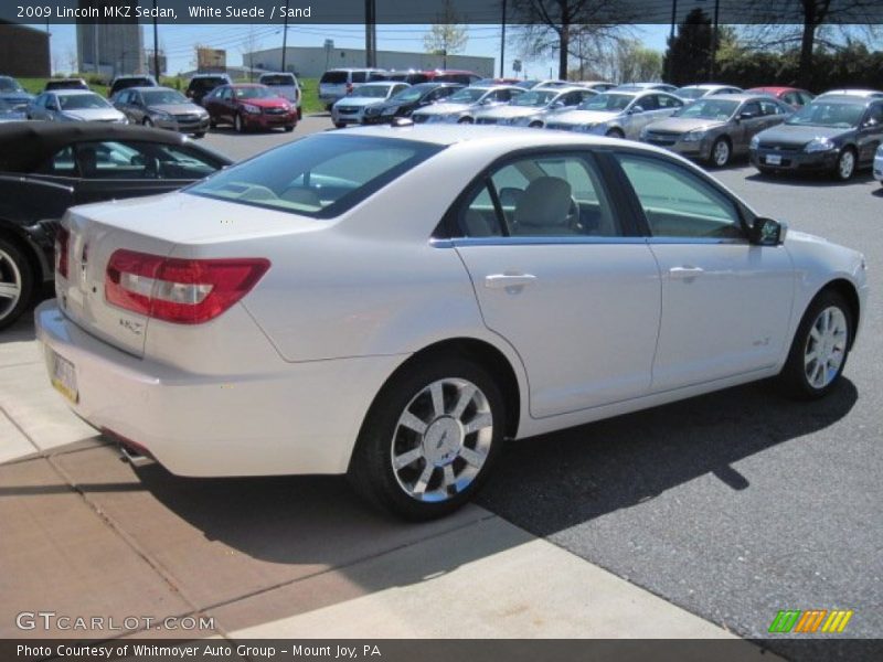 White Suede / Sand 2009 Lincoln MKZ Sedan