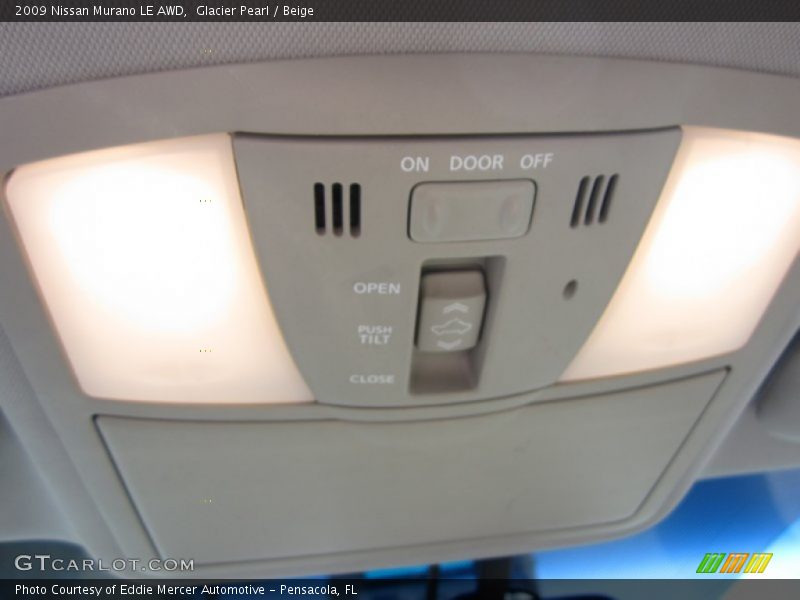 Glacier Pearl / Beige 2009 Nissan Murano LE AWD