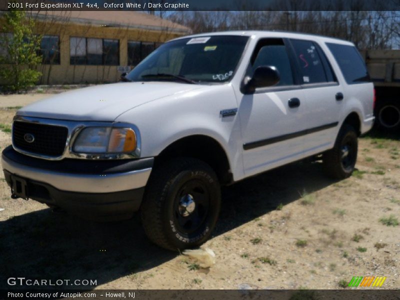 Oxford White / Dark Graphite 2001 Ford Expedition XLT 4x4