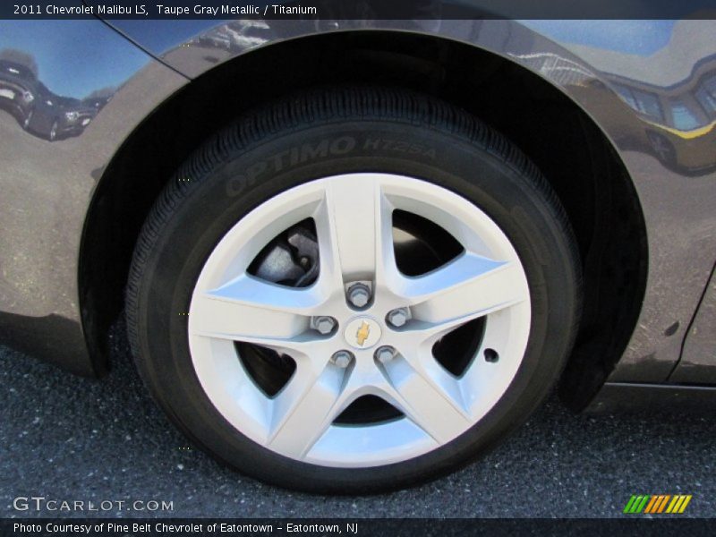 Taupe Gray Metallic / Titanium 2011 Chevrolet Malibu LS