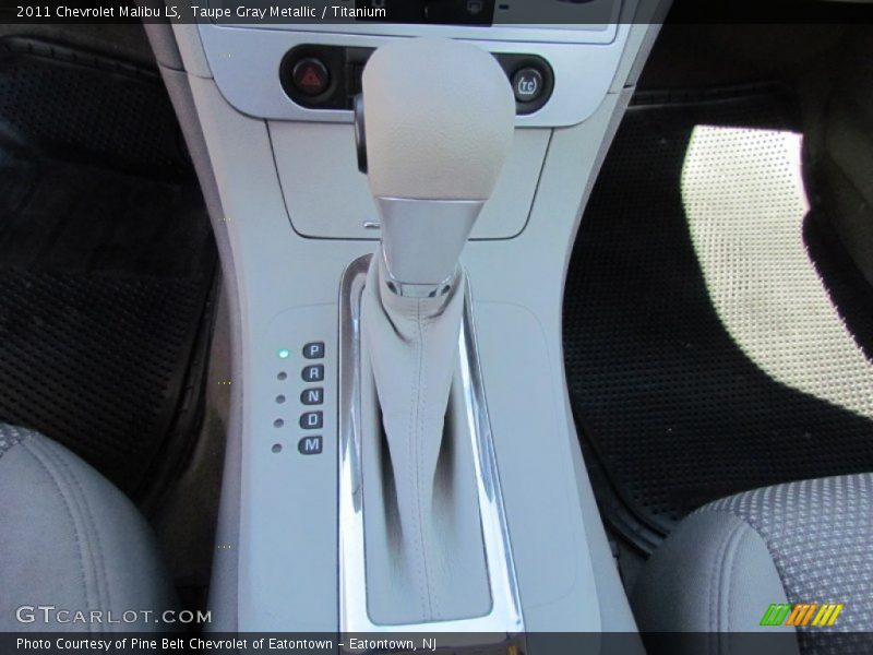 Taupe Gray Metallic / Titanium 2011 Chevrolet Malibu LS