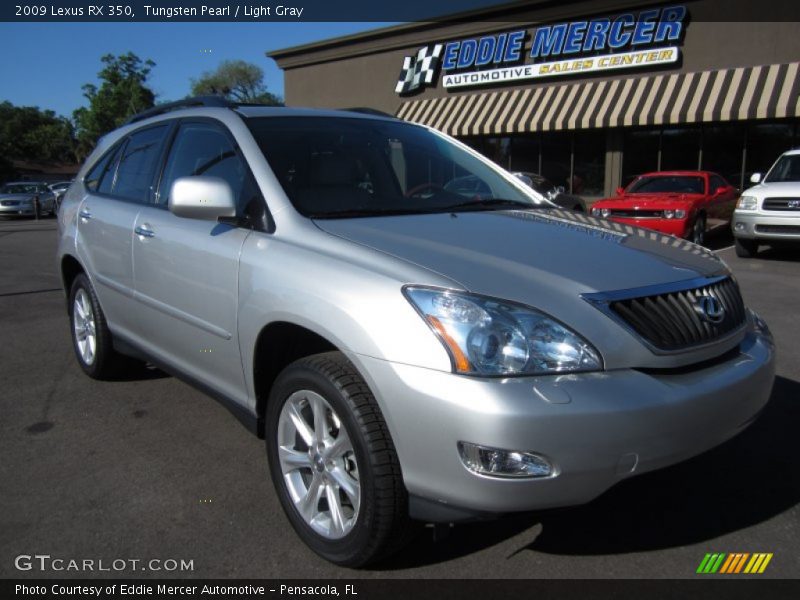 Tungsten Pearl / Light Gray 2009 Lexus RX 350