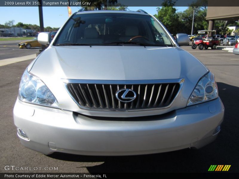 Tungsten Pearl / Light Gray 2009 Lexus RX 350