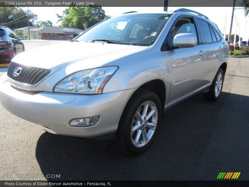 Tungsten Pearl / Light Gray 2009 Lexus RX 350
