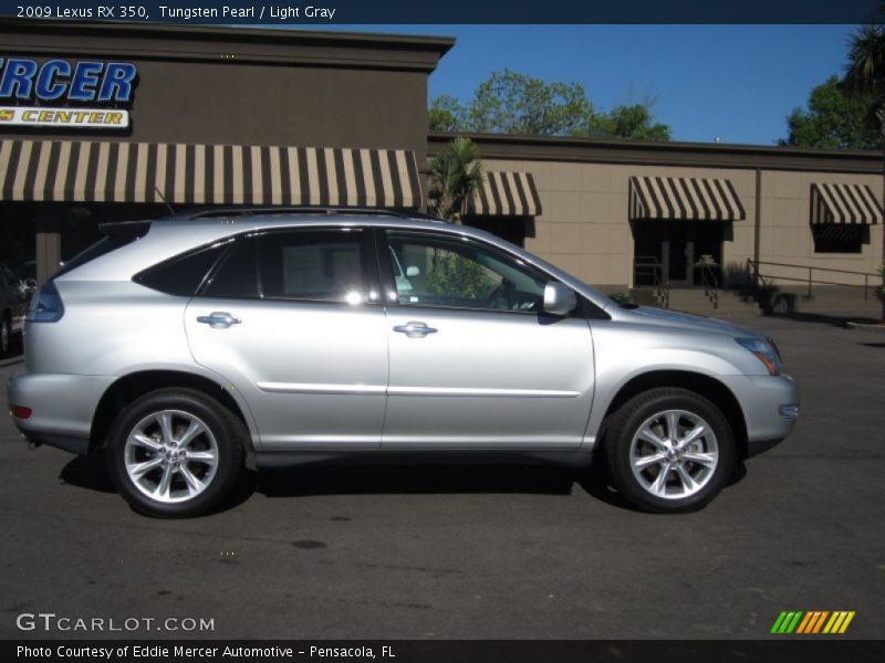Tungsten Pearl / Light Gray 2009 Lexus RX 350