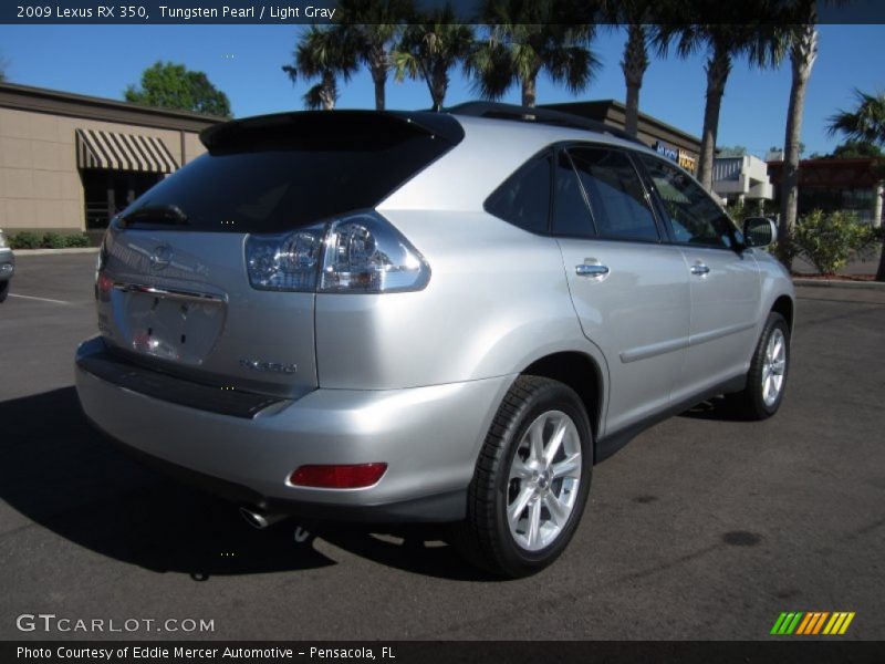 Tungsten Pearl / Light Gray 2009 Lexus RX 350
