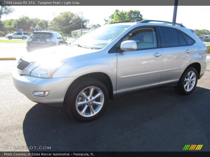 Tungsten Pearl / Light Gray 2009 Lexus RX 350