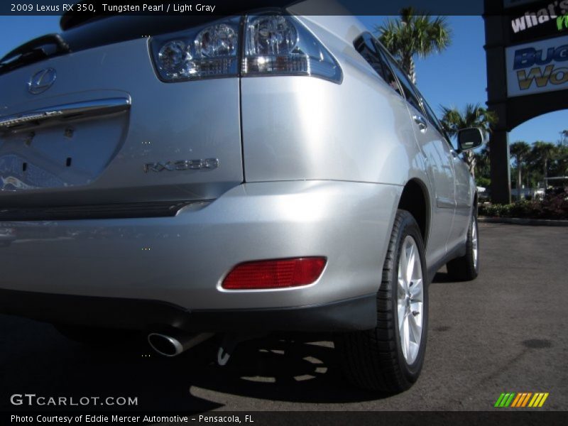 Tungsten Pearl / Light Gray 2009 Lexus RX 350