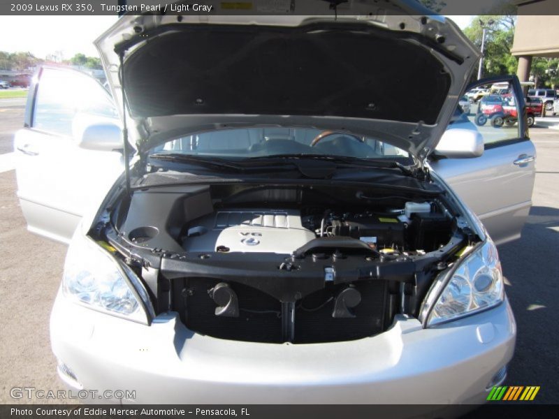 Tungsten Pearl / Light Gray 2009 Lexus RX 350