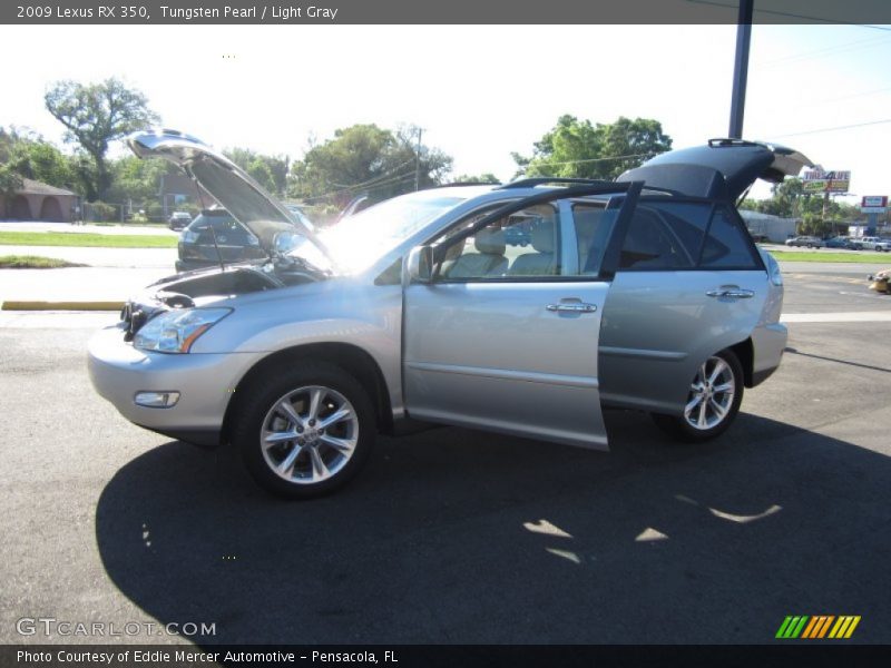 Tungsten Pearl / Light Gray 2009 Lexus RX 350