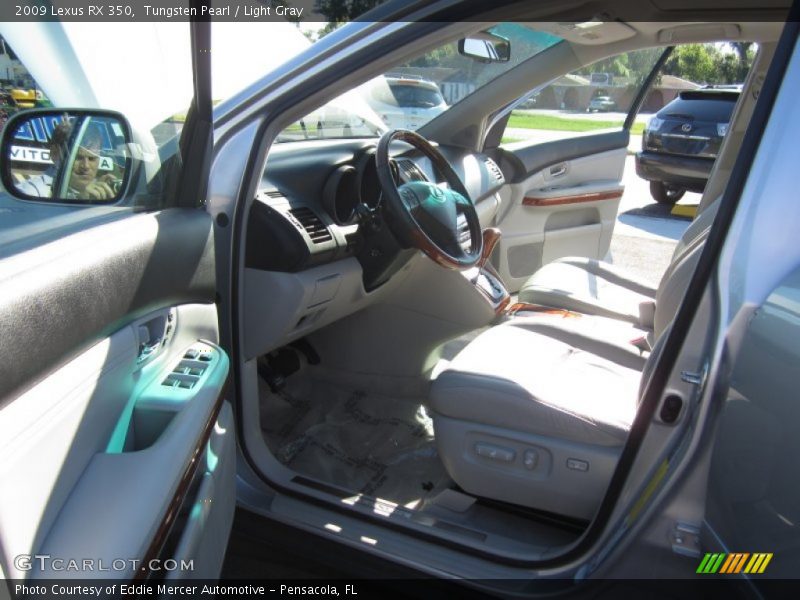 Tungsten Pearl / Light Gray 2009 Lexus RX 350