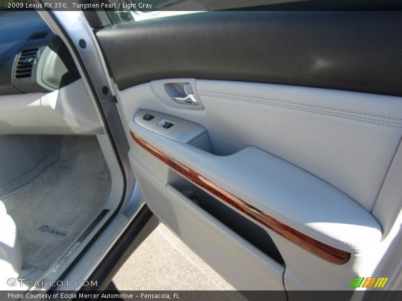 Tungsten Pearl / Light Gray 2009 Lexus RX 350
