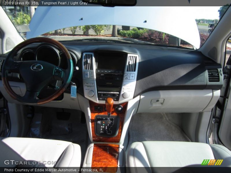 Tungsten Pearl / Light Gray 2009 Lexus RX 350