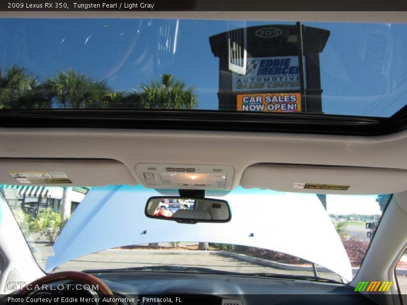 Tungsten Pearl / Light Gray 2009 Lexus RX 350