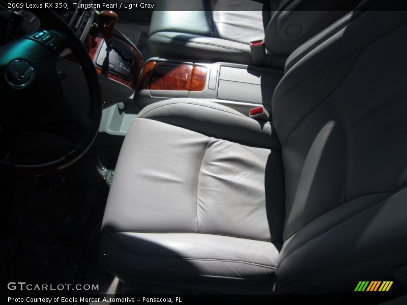 Tungsten Pearl / Light Gray 2009 Lexus RX 350
