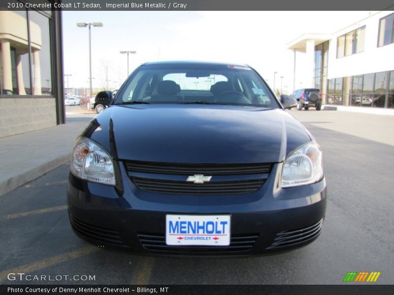 Imperial Blue Metallic / Gray 2010 Chevrolet Cobalt LT Sedan