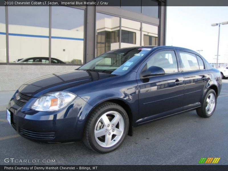 Imperial Blue Metallic / Gray 2010 Chevrolet Cobalt LT Sedan