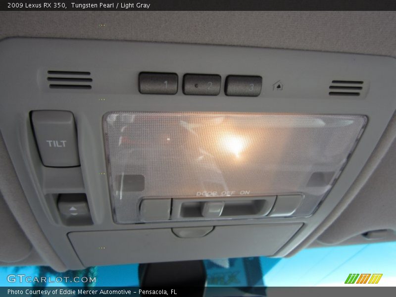 Tungsten Pearl / Light Gray 2009 Lexus RX 350