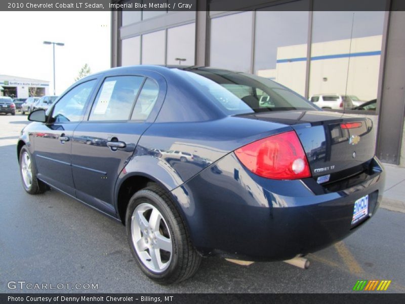 Imperial Blue Metallic / Gray 2010 Chevrolet Cobalt LT Sedan