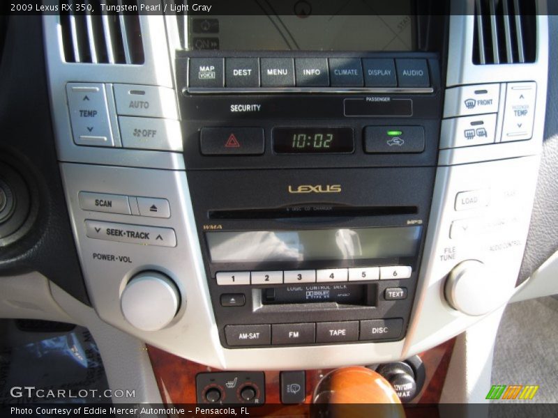 Tungsten Pearl / Light Gray 2009 Lexus RX 350