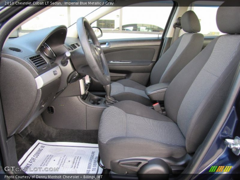 Imperial Blue Metallic / Gray 2010 Chevrolet Cobalt LT Sedan