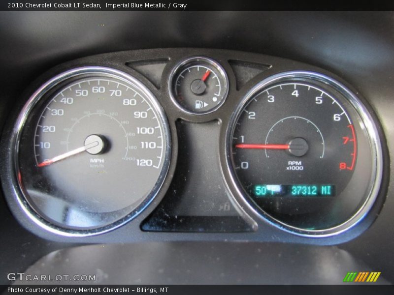 Imperial Blue Metallic / Gray 2010 Chevrolet Cobalt LT Sedan