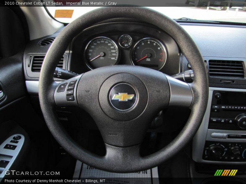 Imperial Blue Metallic / Gray 2010 Chevrolet Cobalt LT Sedan