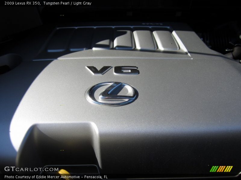 Tungsten Pearl / Light Gray 2009 Lexus RX 350