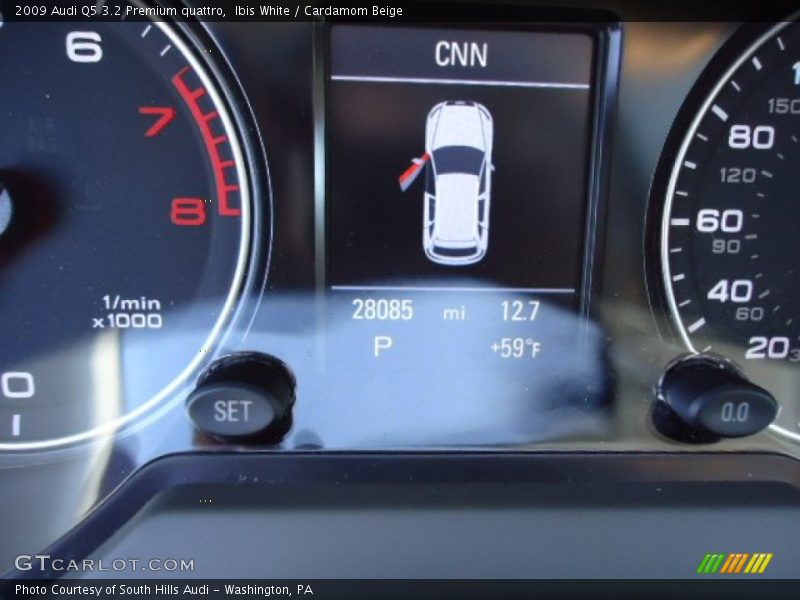 Ibis White / Cardamom Beige 2009 Audi Q5 3.2 Premium quattro