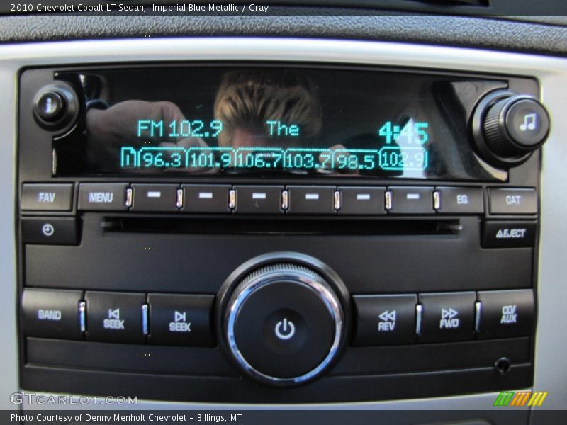 Imperial Blue Metallic / Gray 2010 Chevrolet Cobalt LT Sedan