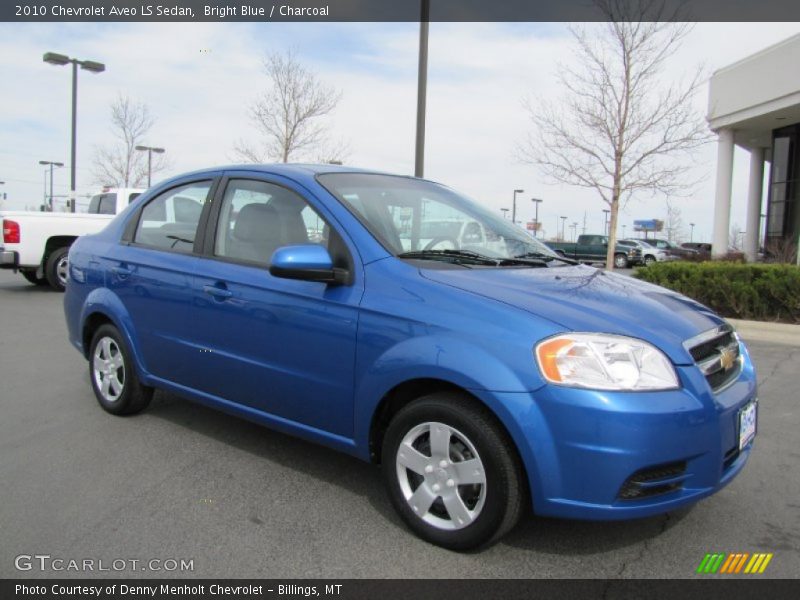 Bright Blue / Charcoal 2010 Chevrolet Aveo LS Sedan