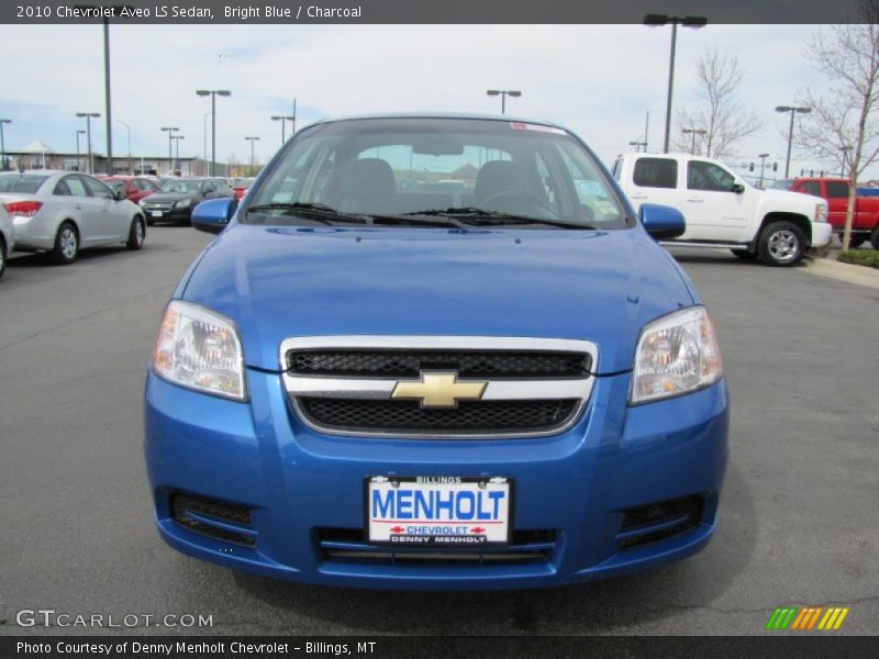 Bright Blue / Charcoal 2010 Chevrolet Aveo LS Sedan