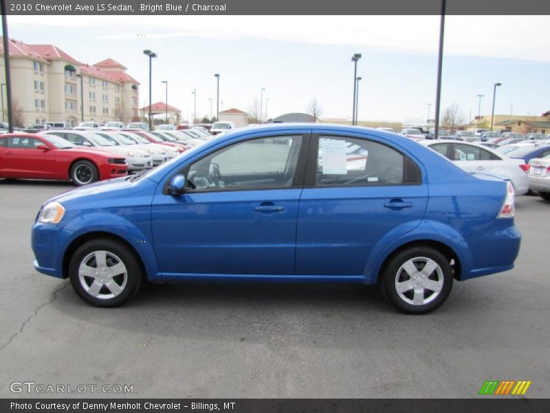 Bright Blue / Charcoal 2010 Chevrolet Aveo LS Sedan