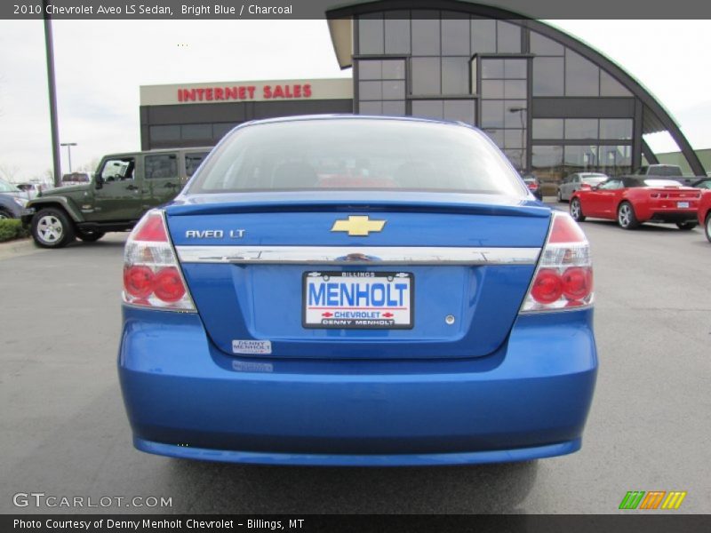 Bright Blue / Charcoal 2010 Chevrolet Aveo LS Sedan