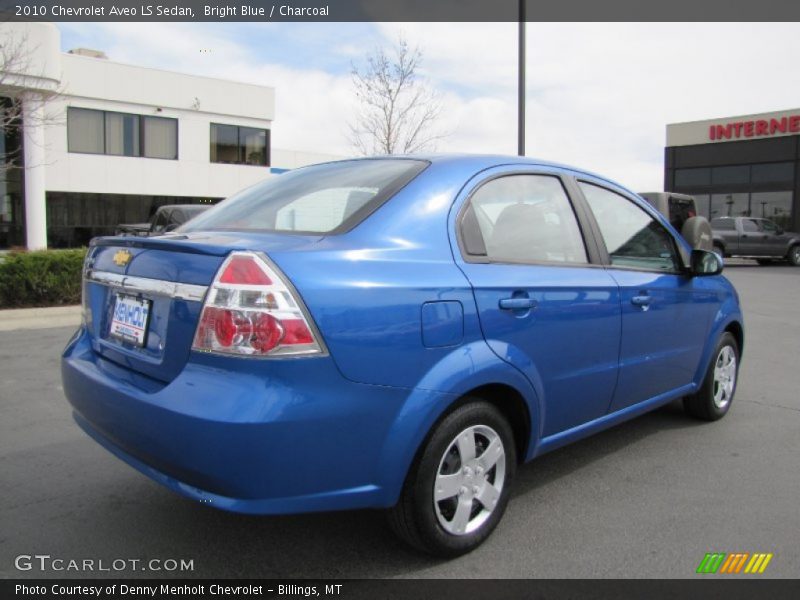 Bright Blue / Charcoal 2010 Chevrolet Aveo LS Sedan