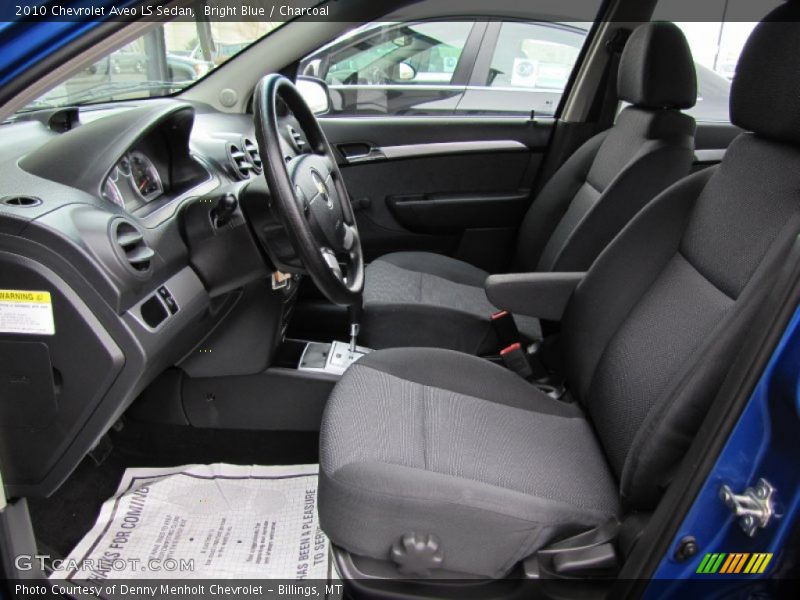 Bright Blue / Charcoal 2010 Chevrolet Aveo LS Sedan