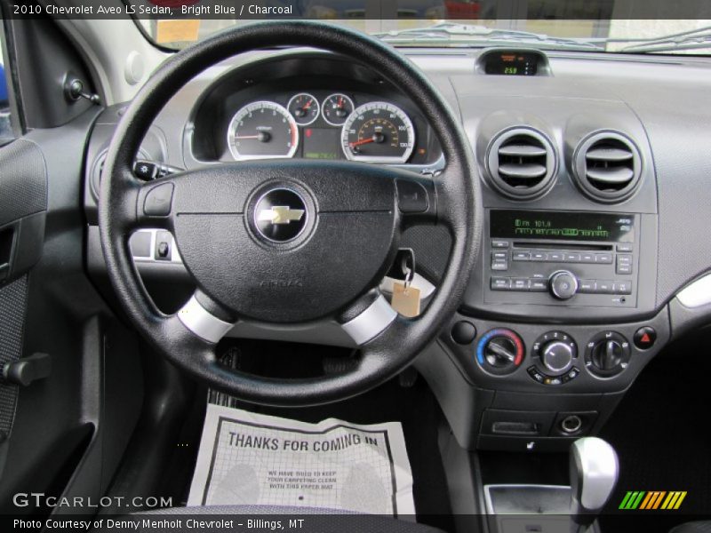 Bright Blue / Charcoal 2010 Chevrolet Aveo LS Sedan