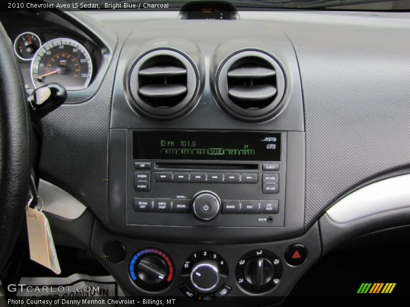 Bright Blue / Charcoal 2010 Chevrolet Aveo LS Sedan