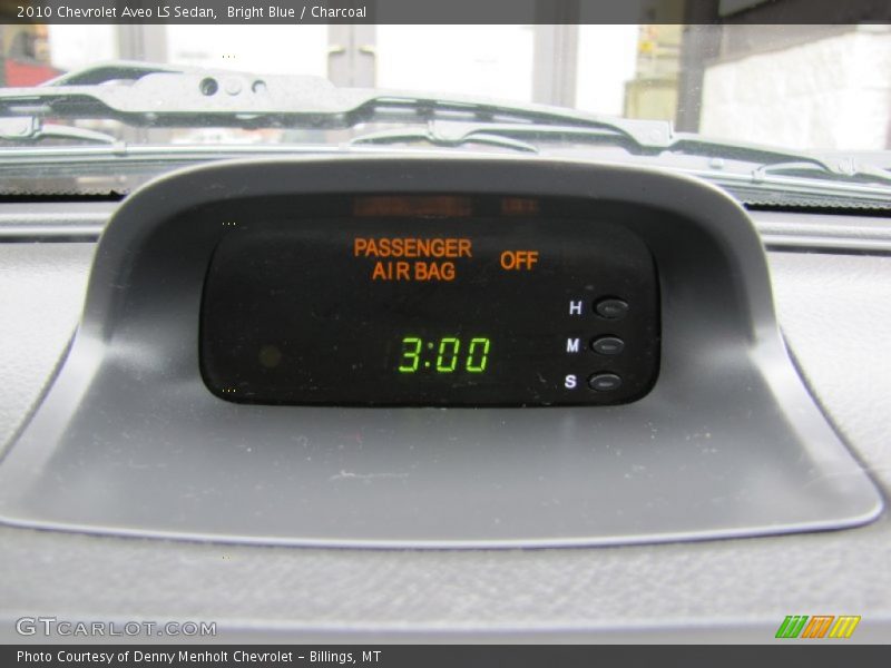 Bright Blue / Charcoal 2010 Chevrolet Aveo LS Sedan