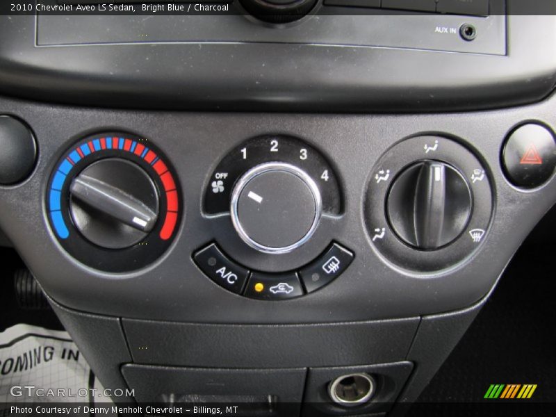 Bright Blue / Charcoal 2010 Chevrolet Aveo LS Sedan