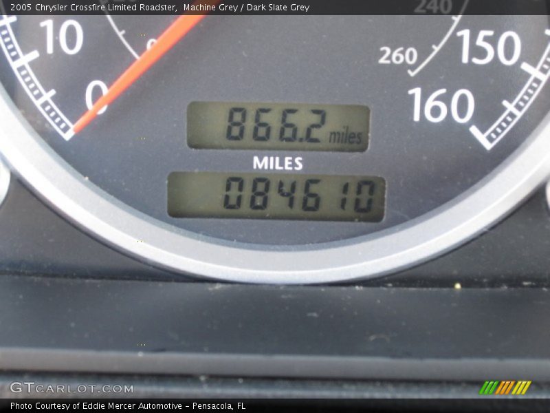 Machine Grey / Dark Slate Grey 2005 Chrysler Crossfire Limited Roadster