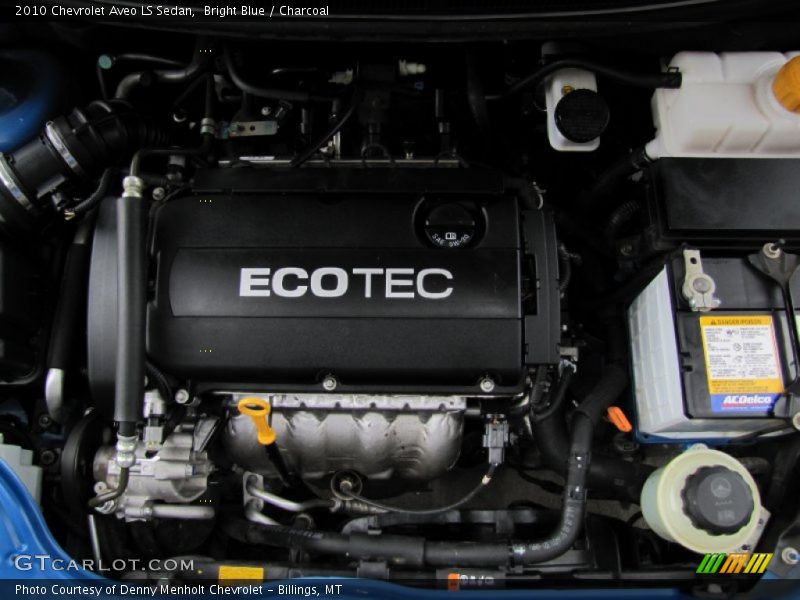 Bright Blue / Charcoal 2010 Chevrolet Aveo LS Sedan