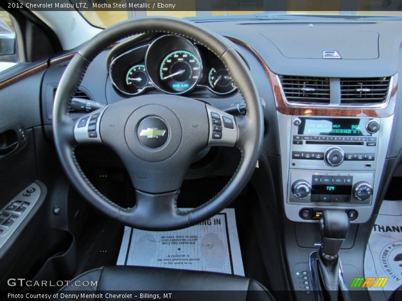 Mocha Steel Metallic / Ebony 2012 Chevrolet Malibu LTZ
