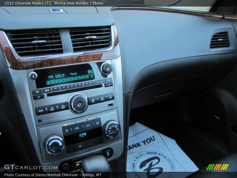 Mocha Steel Metallic / Ebony 2012 Chevrolet Malibu LTZ