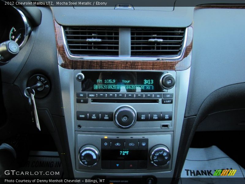 Mocha Steel Metallic / Ebony 2012 Chevrolet Malibu LTZ