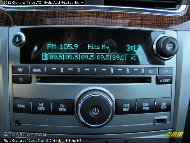 Mocha Steel Metallic / Ebony 2012 Chevrolet Malibu LTZ