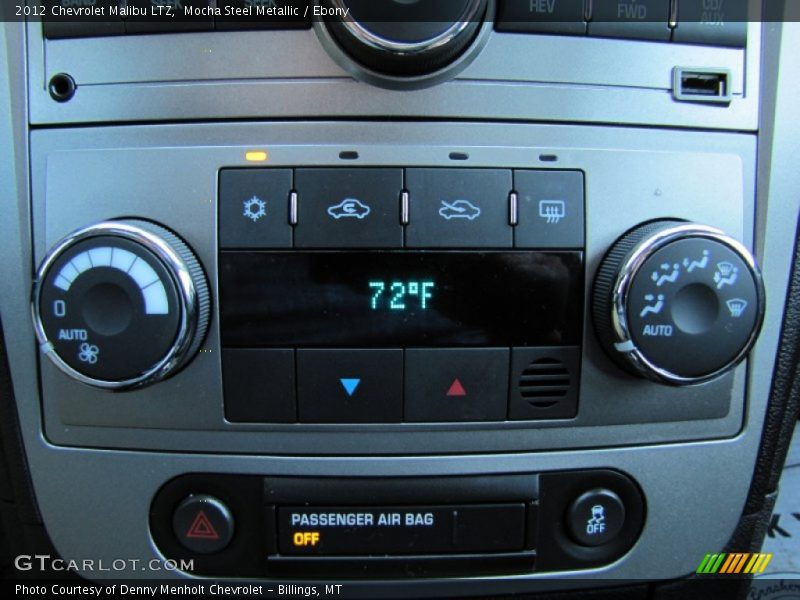 Mocha Steel Metallic / Ebony 2012 Chevrolet Malibu LTZ